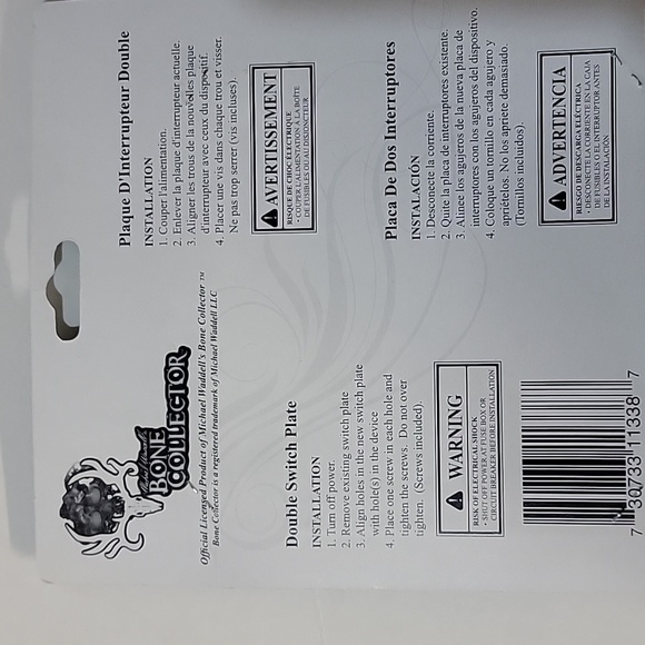 Michael Waddell bone collector, switch plate. - Picture 3 of 3